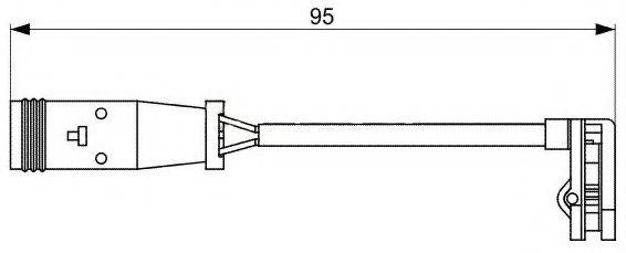 Сигнализатор, износ тормозных колодок BREMSI WI0625