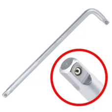 Вороток L-подібний 1/2 ", 400мм, Cr-V INTERTOOL ET-1027