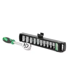Набір головок 10шт. 1/2 "-8,10,12,13,14,15,16,17,18,19 мм c тріскачкою INTERTOOL ET-6013