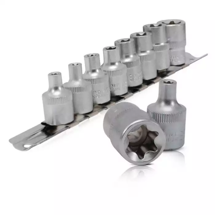 Набір головок TORX 10 од, E5-E16, 3/8 "INTERTOOL ET-6015
