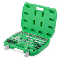 Набор инструмента 72ед, 1/2" и 1/4", Cr-V INTERTOOL ET-6072SP