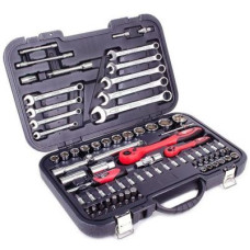 Профессиональный набор инструментов 1/2" & 1/4" 82 ед INTERTOOL ET-6082
