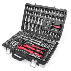 Профессиональный набор инструментов 1/4" & 3/8" & 1/2" 151ед, Cr-V INTERTOOL ET-7151