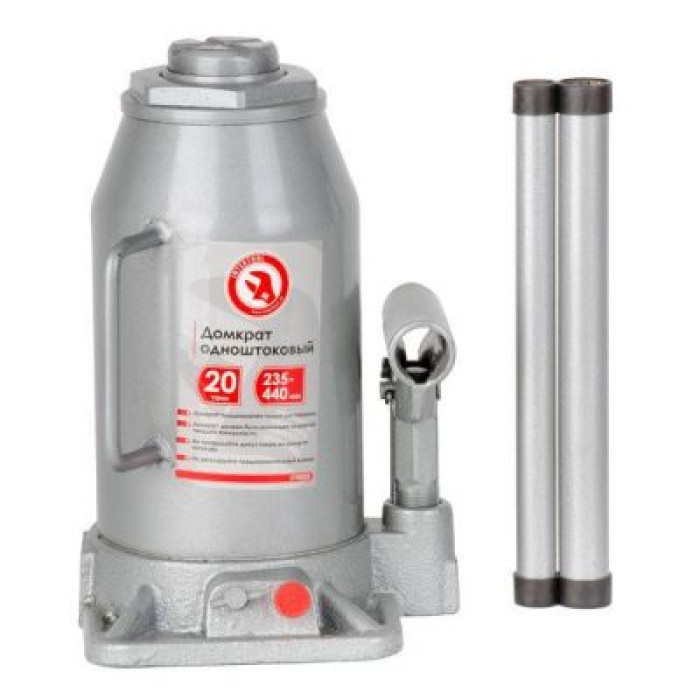 Домкрат стовпчик одноштоковий 20т INTERTOOL GT0028