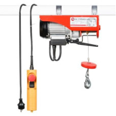 Лебідка електрична 220 / 230В, 500Вт, 125/250 кг, трос 3.0мм * 12м INTERTOOL GT1481