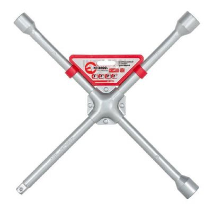 Ключ балонний хрестової 16 "x 406 мм, D = 16 мм, 17; 19; 21; 1/2" професіонал INTERTOOL HT-1603