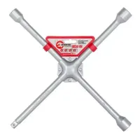 Ключ балонний хрестової 16 "x 406 мм, D = 16 мм, 17; 19; 21; 1/2" професіонал INTERTOOL HT-1603