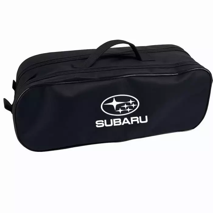 Сумка-органайзер в багажник Subaru чорна розмір 50 х 18 х 18 см