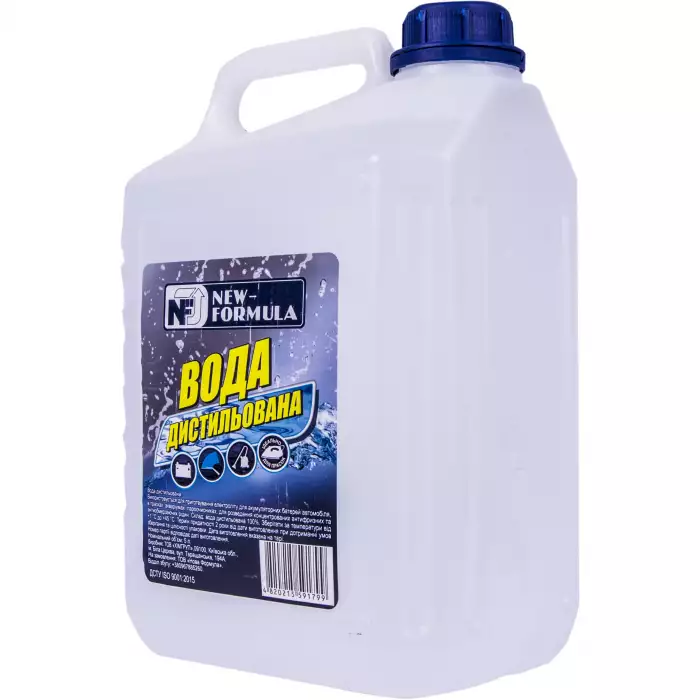 Вода дистильована NEW FORMULA  5л 4820215591799