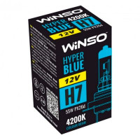 Лампа галогенная WINSO (12V H7 HYPER BLUE 4200K 55W PX26d) 712740