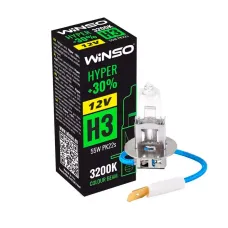 Лампа галогенная WINSO 912V H3 HYPER +30% 55W PK22s) 712300