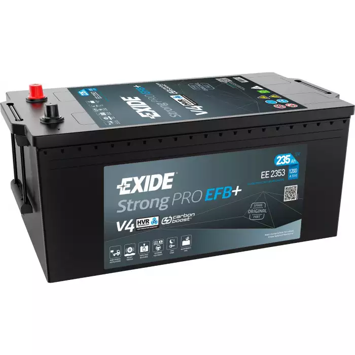 Автомобільний акумулятор EXIDE STRONG PRO 6СТ-235Ah Аз 1200A (EN) EE2353