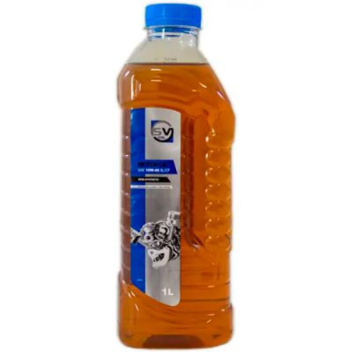 Автомобильное моторное масло SV OIL Semi Synthetic 10w-40 1л 10054