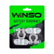 Клеммы аккумуляторные WINSO 2шт  блистер свинец 310 г 146600