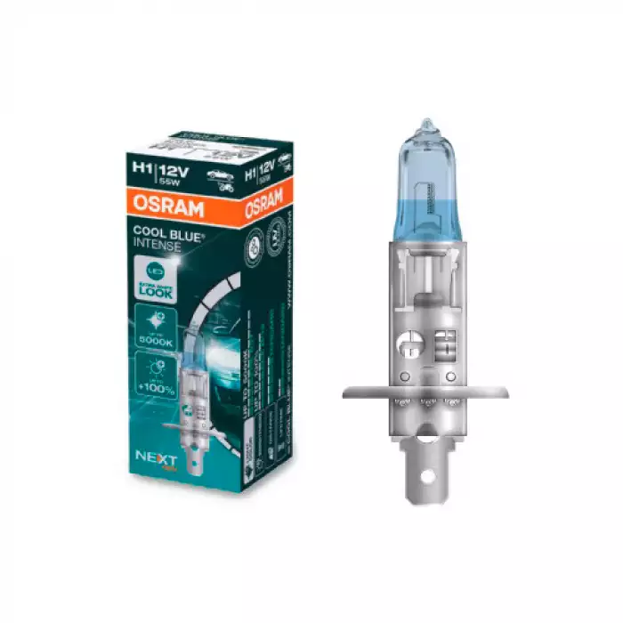 Автолампа Osram Cool Blue Intense NextGen (P14.5s, H1, 4200K, 12V, 55W) 64150 CBN