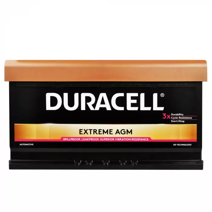Автомобільний акумулятор DURACELL Extreme AGM 6СТ-92Ah АзЕ 850A 15592010801