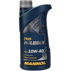 Автомобільна моторна олива MANNOL 10w-40 MOLIBDEN BENZIN 1л MN7505-1