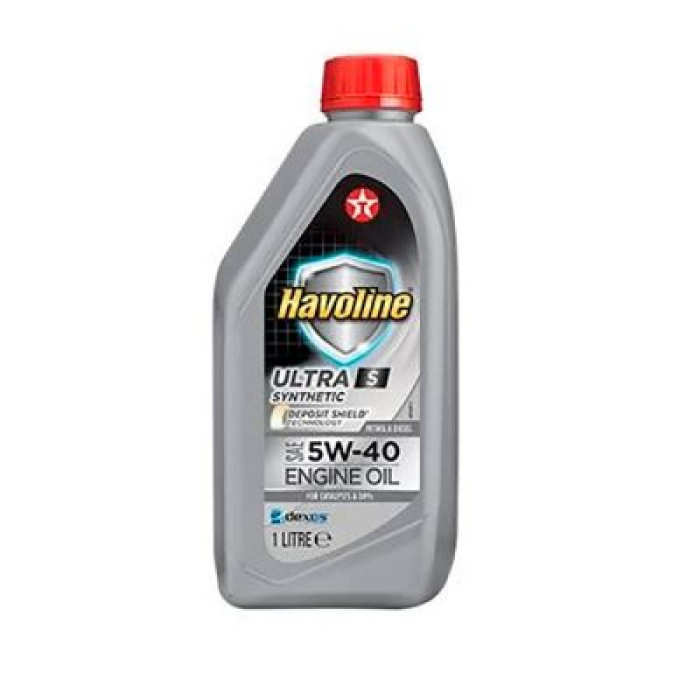 Автомобільна моторна олива TEXACO HAVOLINE ULTRA S 5W-40 1л 4034855