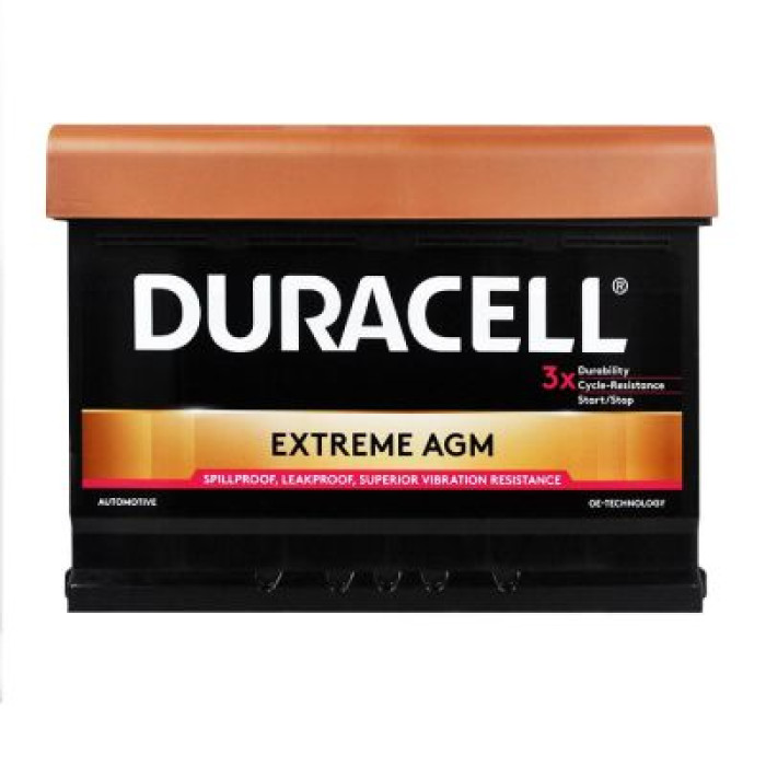 Автомобільний акумулятор DURACELL Extreme AGM 6СТ-70Ah АзЕ 720A 16570010801