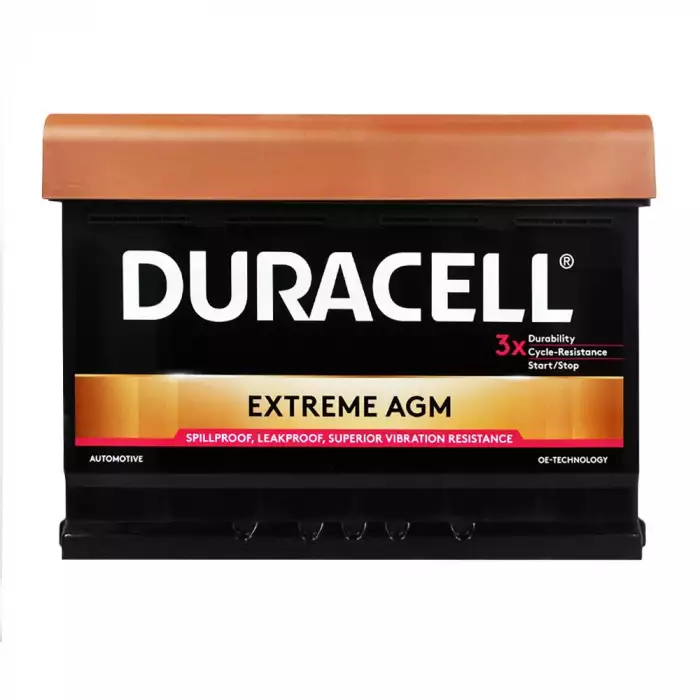 Автомобільний акумулятор DURACELL Extreme AGM 6СТ-70Ah АзЕ 720A 16570010801