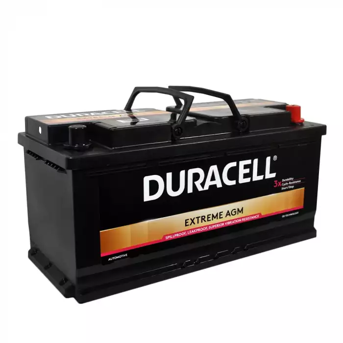 Автомобільний акумулятор DURACELL Extreme AGM 6СТ-105Ah АзЕ 950A 16605010801