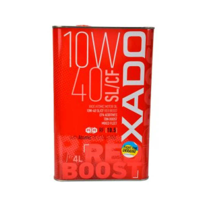 Автомобильное моторное масло XADO Atomic Oil 10W-40 Red Boost 4л ХА 26244