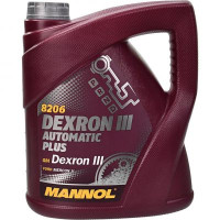 Масло трансмиссионное MANNOL DEXRON PLUS ATF III 4л MN8206-4