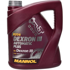 Масло трансмиссионное MANNOL DEXRON PLUS ATF III 4л MN8206-4