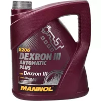 Олива трансмісійна MANNOL DEXRON PLUS ATF III 4л MN8206-4