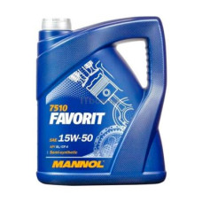 Автомобильное моторное масло MANNOL FAVORIT 15w-50 5л MN 7510-5