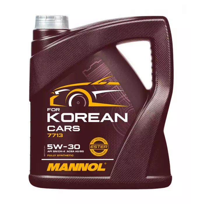 Автомобільна моторна олива MANNOL for korean cars 5W-30 4л MN7713-4