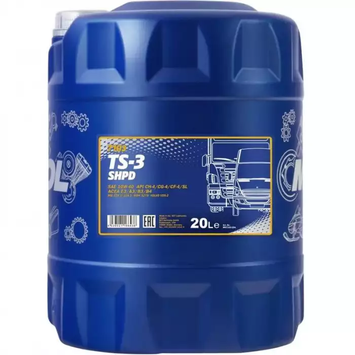 Автомобільна моторна олива MANNOL TRUCK SPECIAL 10w40 20л MN7103-20