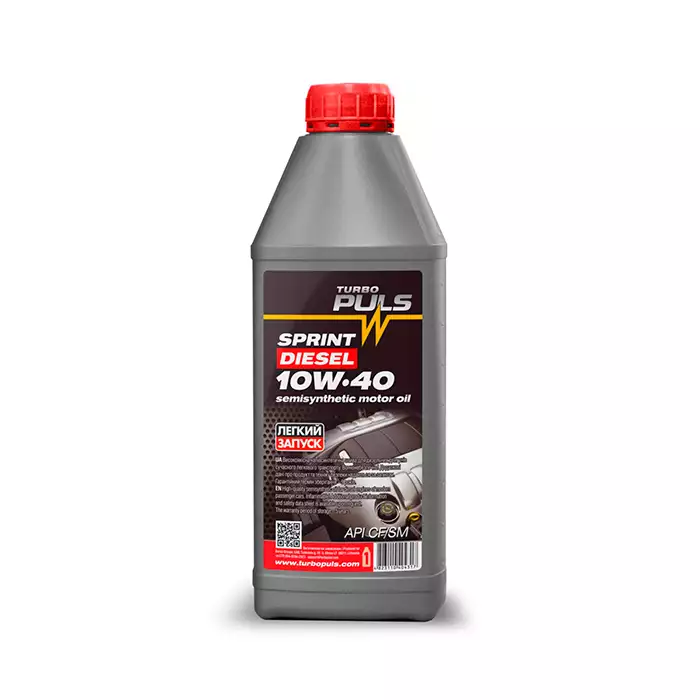 Автомобільна моторна олива TURBO PULS SPRINT DIESEL 10W40 1л 4823110404317