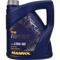 Автомобільна моторна олива MANNOL FAVORIT 15w-50 4л MN7510-4