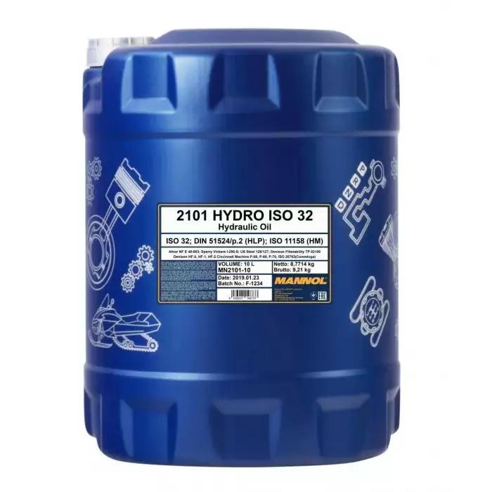 Олива гідравлічна MANNOL Hydro 32 10л MN2101-10