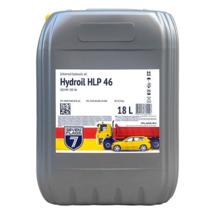 Масло гидравлическое 7FLAGS Hydroil HLP 46 18л