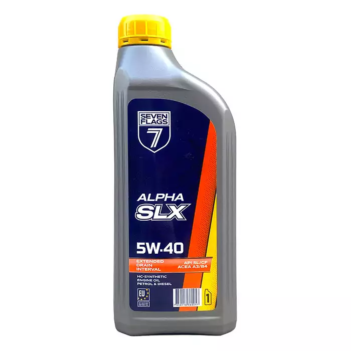 Автомобільна моторна олива 7FLAGS Alpha SLX 5W-40 1л