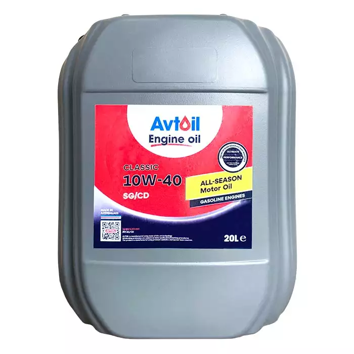 Автомобільна моторна олива AVTOIL Engine oil CLASSIC 10W40 20л