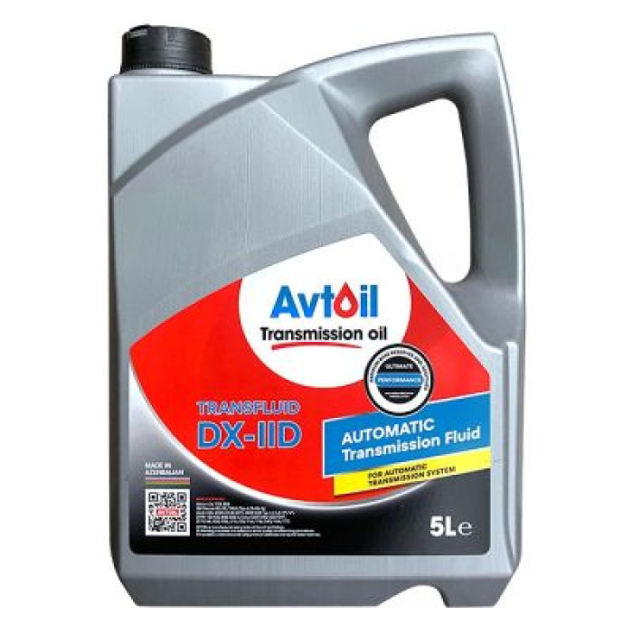 Масло трансмиссионное AVTOIL TRANSFLUID ATF DX-IID красное 5л