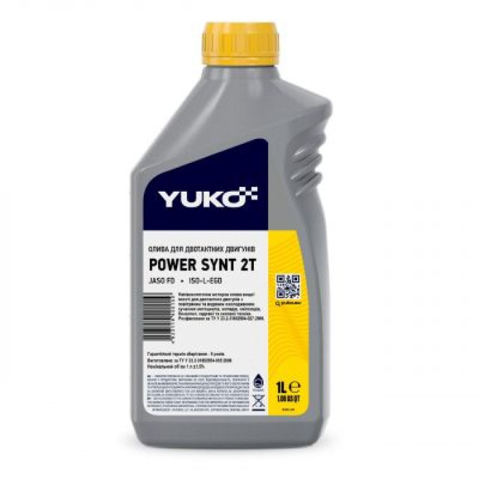 Моторное масло YUKO POWER SYNT 2T 1л