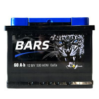 Автомобильный аккумулятор Bars 6СТ-60Ah Аз 530А (EN) 060 270