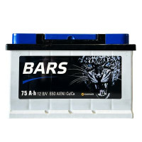 Автомобильный аккумулятор Bars 6СТ-75Ah Н АзЕ 650А (EN) 075 170