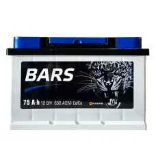 Автомобільний акумулятор Bars 6СТ-75Ah Н АзЕ 650А (EN) 075 170