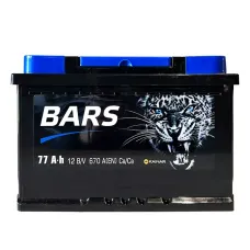 Автомобільний акумулятор Bars 6СТ-77Ah АзЕ 670А (EN) 077 270