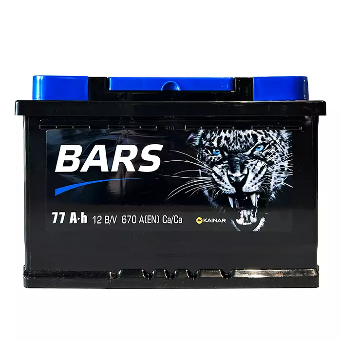 Автомобільний акумулятор Bars 6СТ-77Ah АзЕ 670А (EN) 077 270