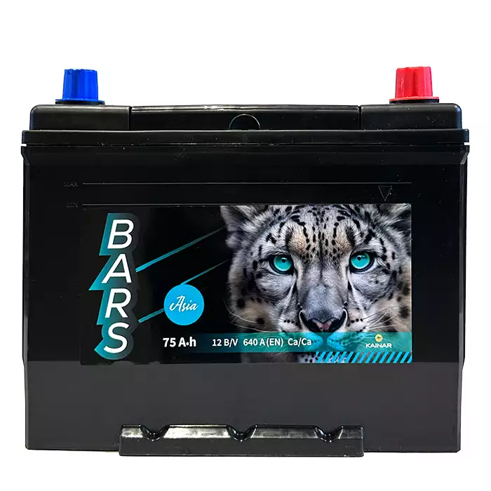 Автомобільний акумулятор Bars 6СТ-75Ah ASIA АзЕ 640А (EN) 070 140 0