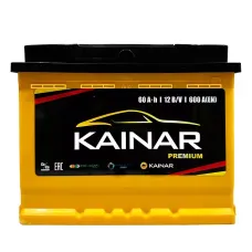 Автомобільний акумулятор KAINAR PREMIUM 6СТ-60Ah АзЕ 600А (EN) 060 230