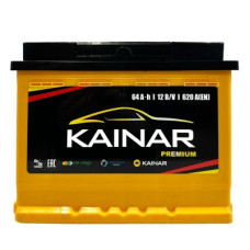 Автомобільний акумулятор KAINAR PREMIUM 6СТ-64Ah Аз 620А (EN) 064 231