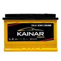 Автомобільний акумулятор KAINAR PREMIUM 6СТ-77Ah АзЕ 750А (EN) 077 230