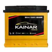 Автомобільний акумулятор KAINAR PREMIUM 6СТ-50Ah Ев АзЕ 450А (EN) 050 230